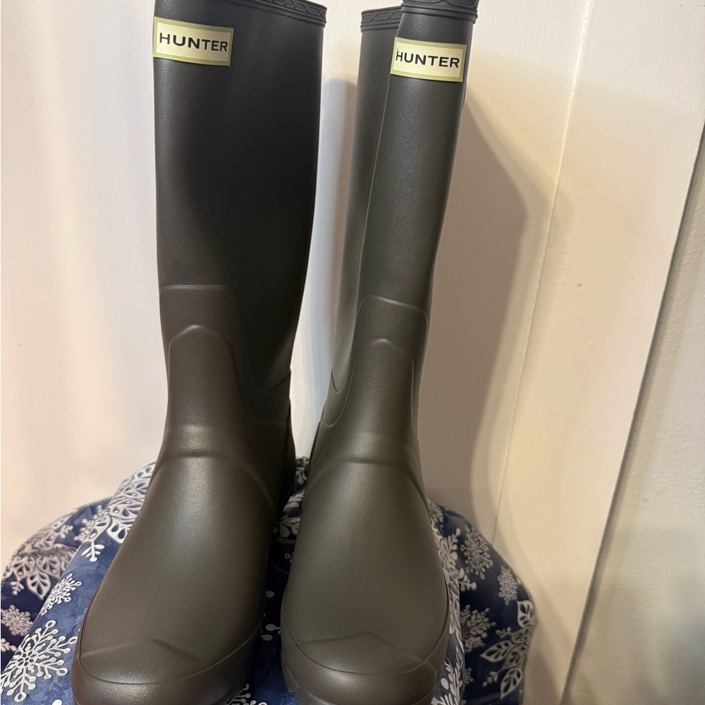 Hunter Dark Gray Waterproof Boots